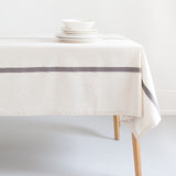 Provincial Tablecloth - Natural/French Navy - Sumiye Co