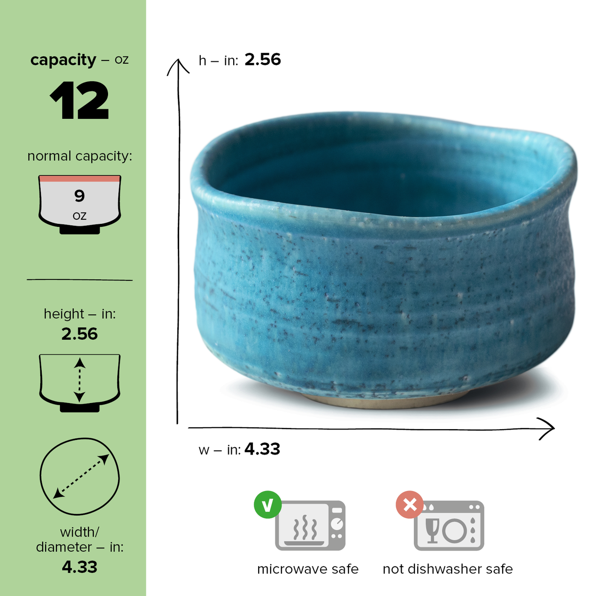 Iguchi Blue Matcha Bowl | Tea Ceremony