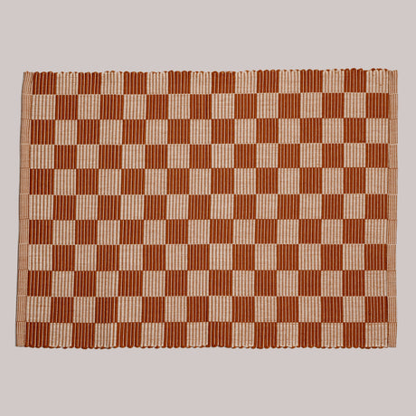 Handloomed Checkered Table Runner - Sumiye Co