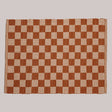 Handloomed Checkered Placemats (Set of 4) - Brown - Sumiye Co