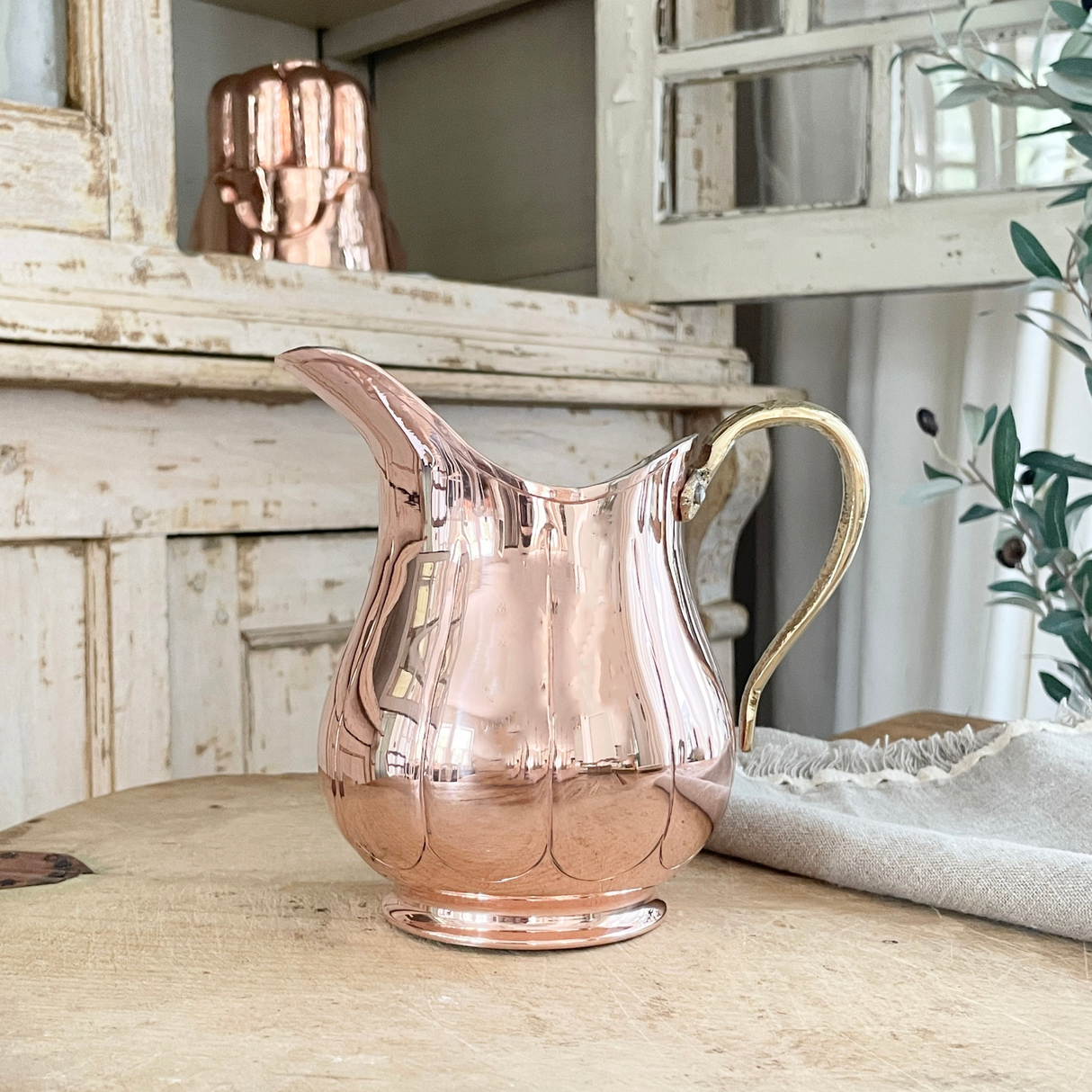 Copper Small Pitcher  | Vintage French Inspired