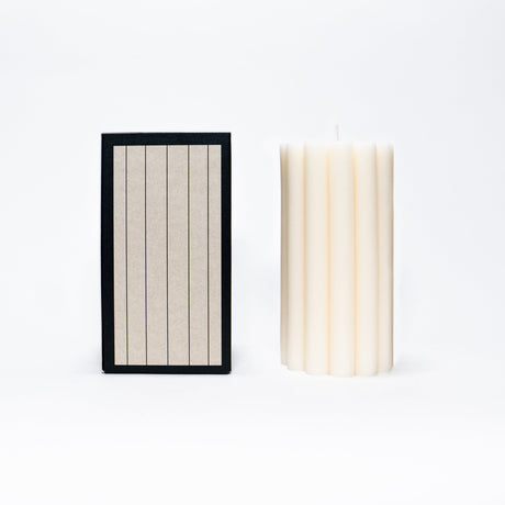 Floral Pillar Candle | rose, jasmine, French lavender