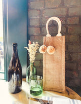 Wine Bag | Jute Canvas - Sumiye Co