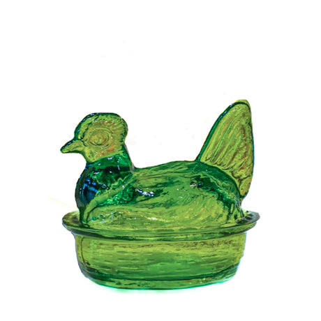 Glass Nesting Hen Spice Holder | Hand Blown Recycled Glass | 12ct