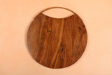 Handmade Wood Charcuterie Board - Round -  12 inches (Set of 2) by The Artisen - Sumiye Co