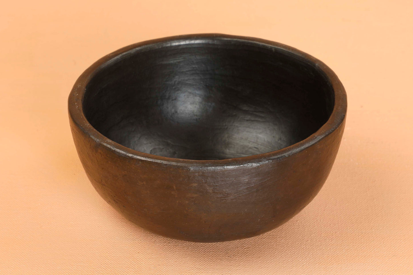 Pottery Bowls (Set of 2) | Earthenware Clay Longpi - 6in x 2in - Sumiye Co