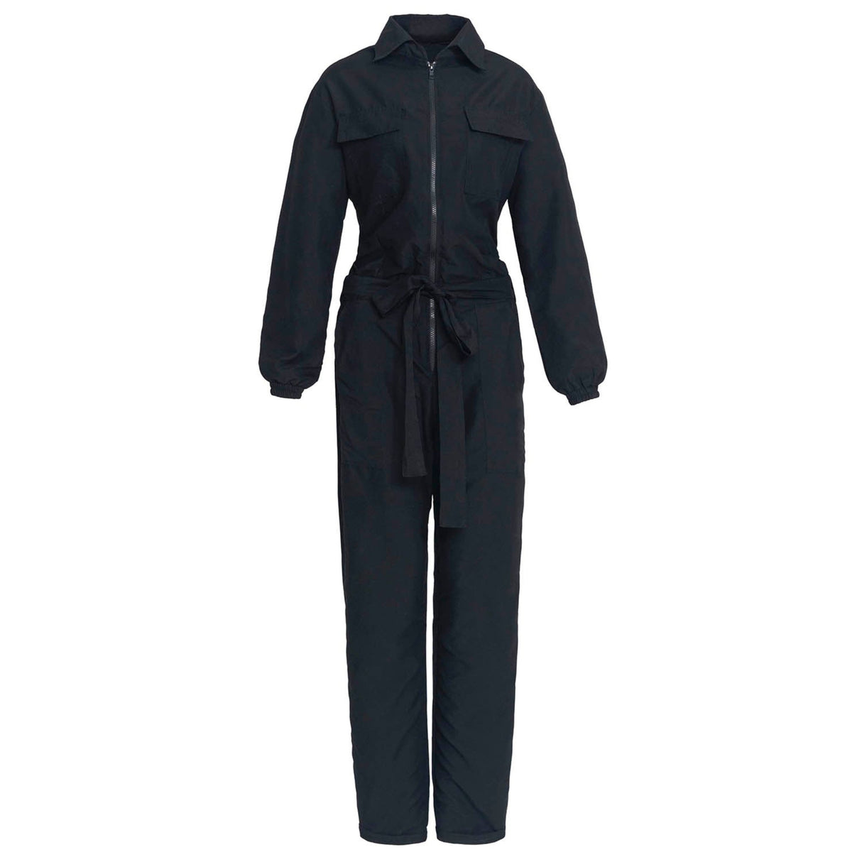 Amelia Recycled Travel Jumpsuit Black