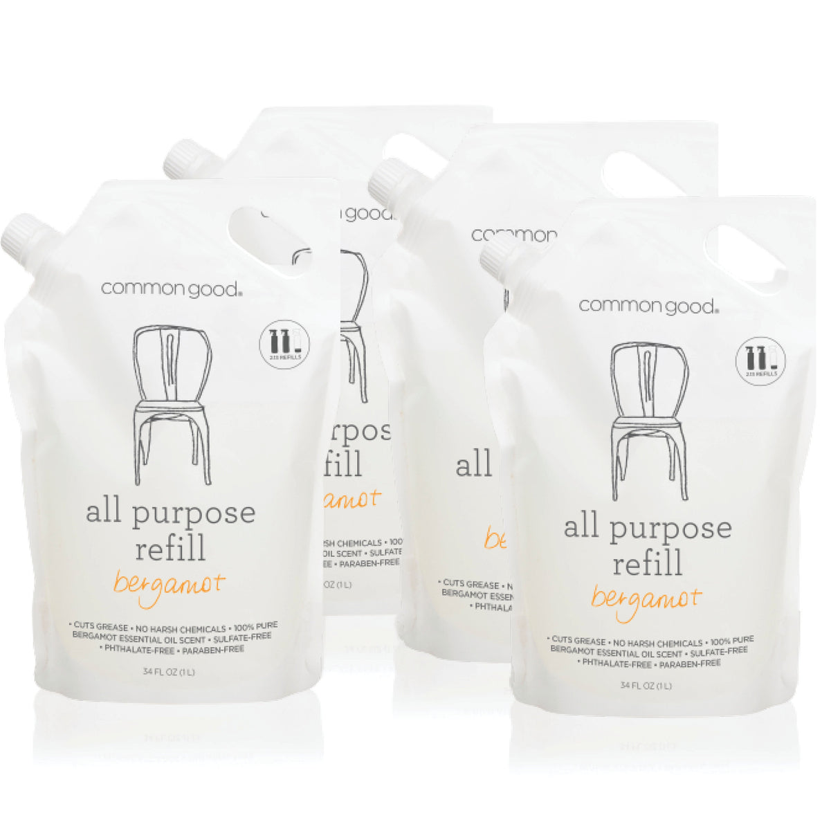 All Purpose Cleaner Refill Pouch, 34 Fl Oz - Sumiye Co