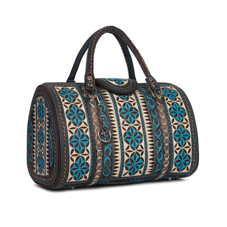 Embroidered Mini Weekender Bag