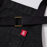 The Essential Apron - Abalone Black Denim - Sumiye Co