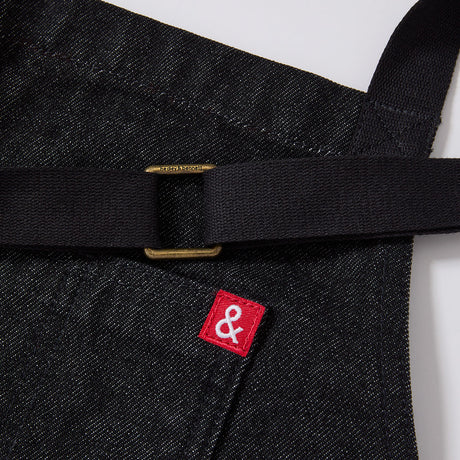 The Essential Apron - Abalone Black Denim