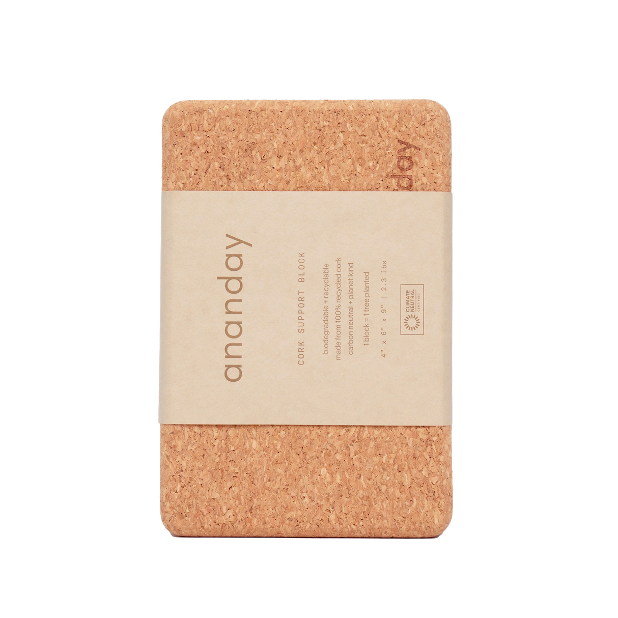 Cork Yoga Block