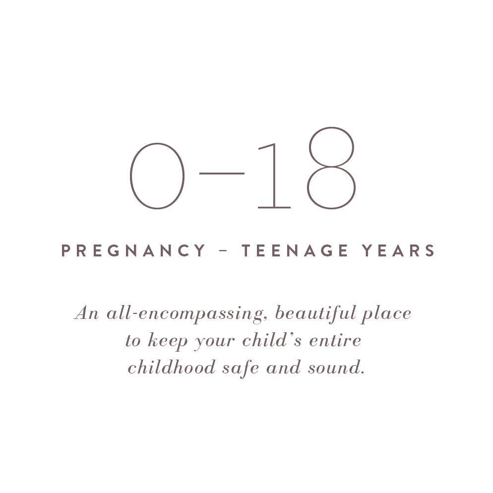 Childhood History: Pregnancy to 18 Years (Country Peach Leatherette)