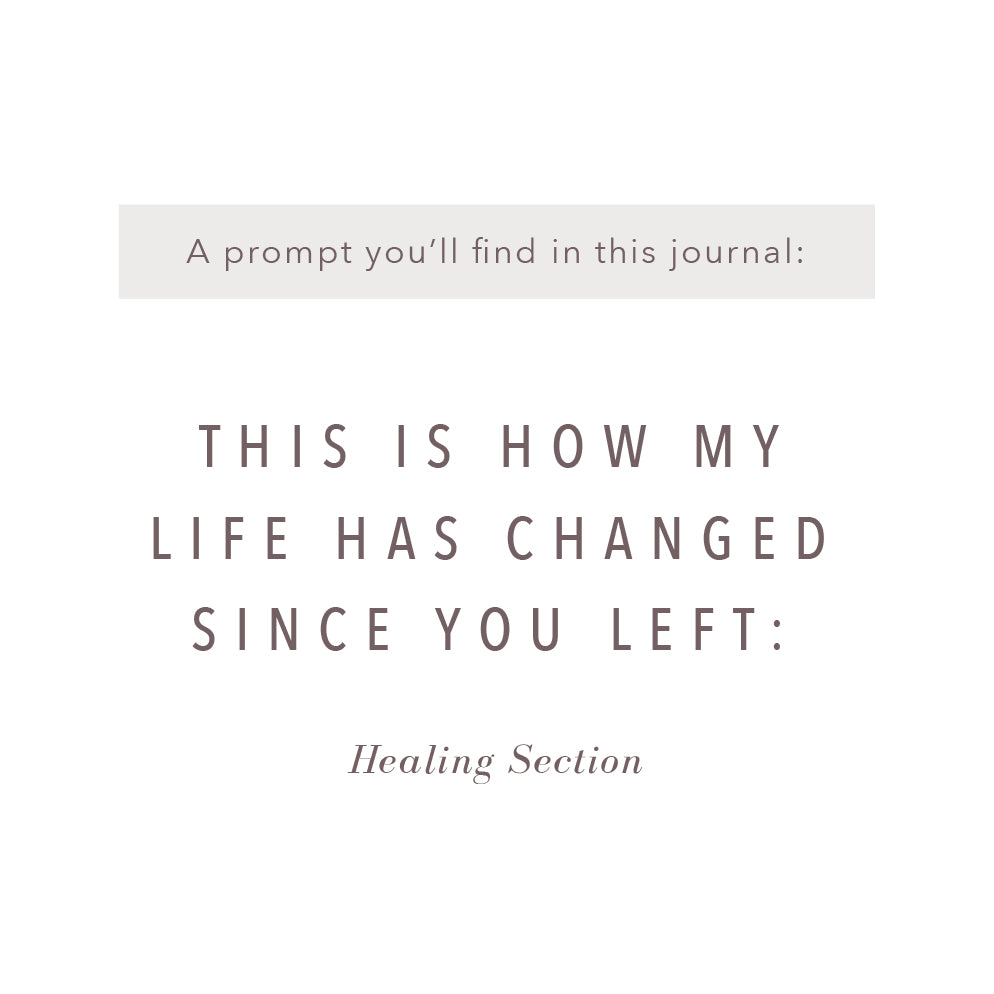 A Healing Journey: My Grief Journal (Wheat) - Sumiye Co