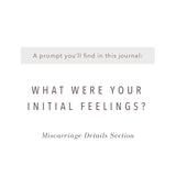 A Healing Journey: My Miscarriage Journal (Wheat)