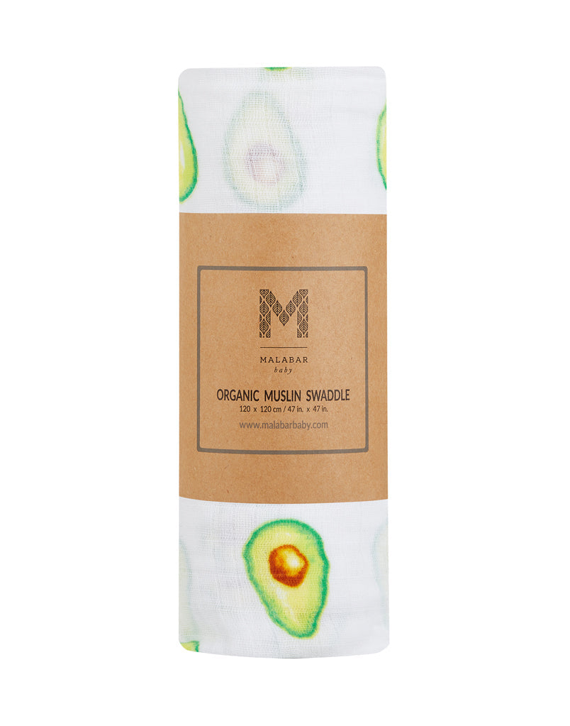 Organic Swaddle - Avocado-4