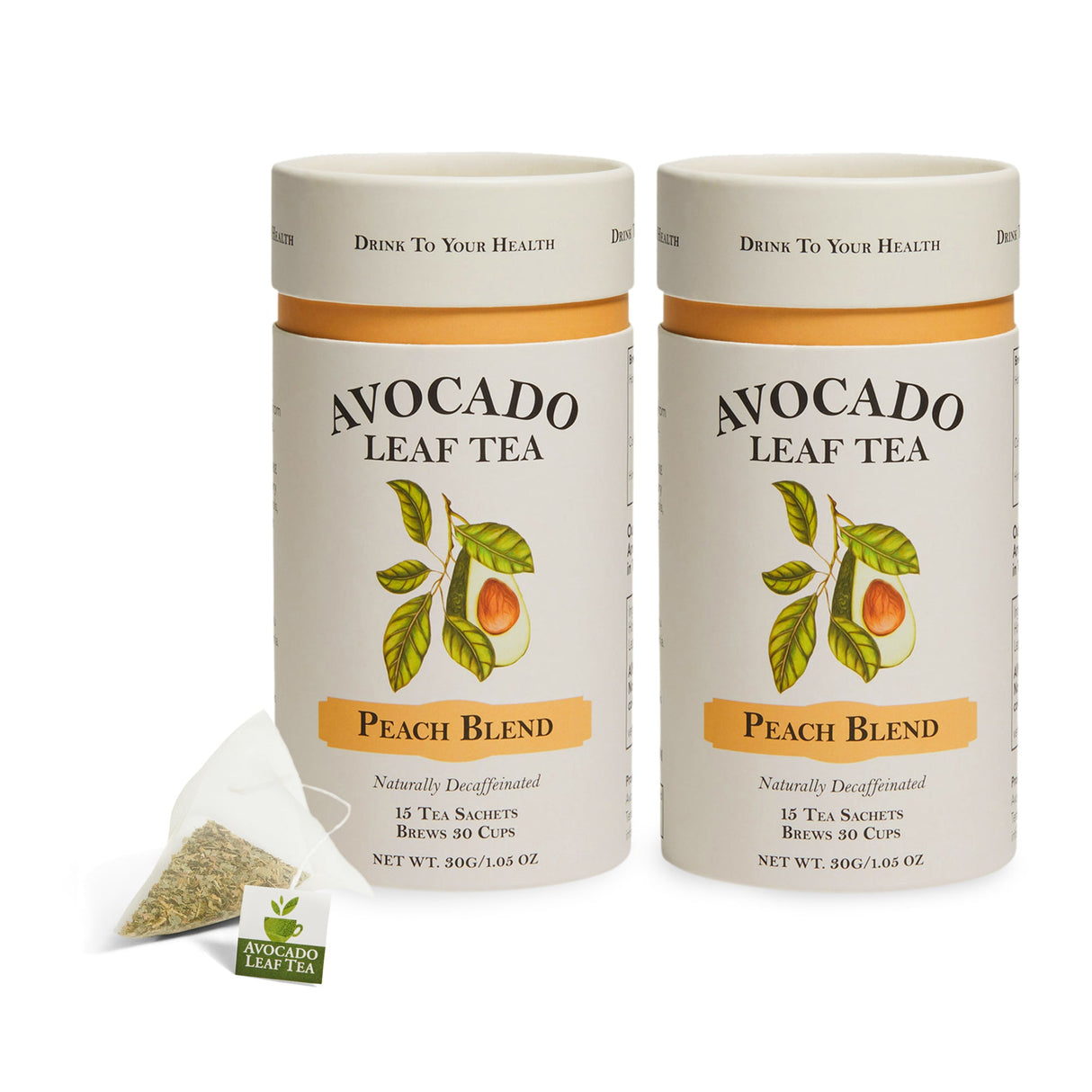 2 Pack Avocado Leaf Tea Peach Blend - Sumiye Co