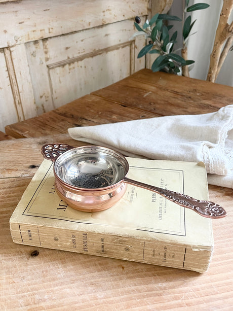 Copper Tea Strainer | Vintage Inspired French