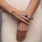 Indigo Sapphire Aura Ring by Awe Inspired
