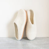 Snow White | Luxury Organic Merino Wool Slippers - Sumiye Co