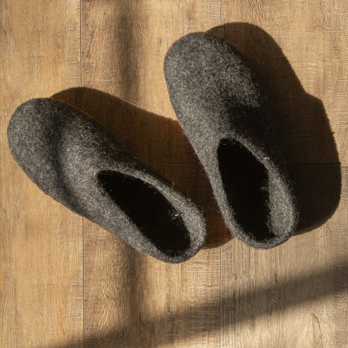 Stone Gray | Luxury Organic Merino Wool Slippers - Sumiye Co