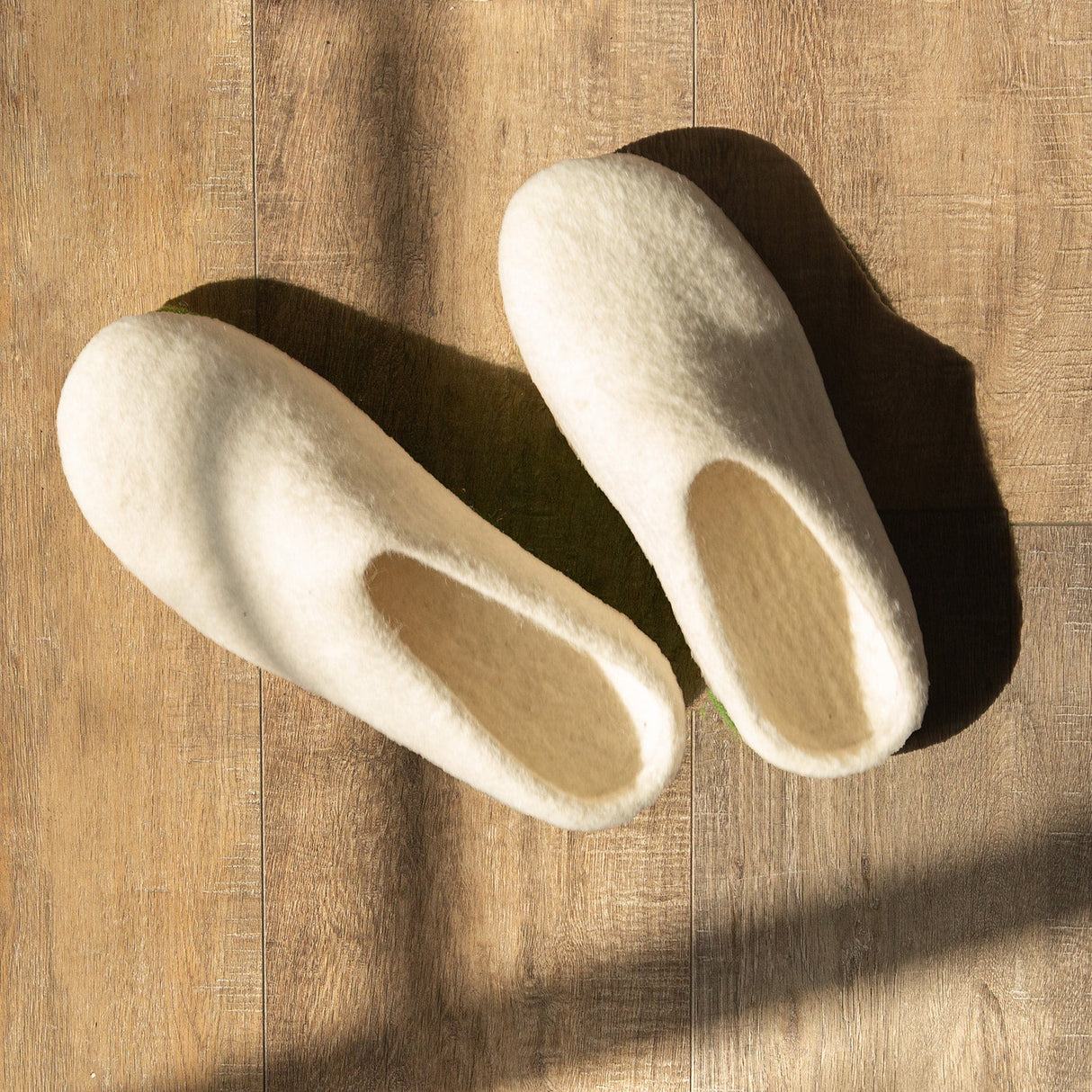 Snow White | Luxury Organic Merino Wool Slippers - Sumiye Co