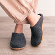 Stone Gray | Luxury Organic Merino Wool Slippers - Sumiye Co