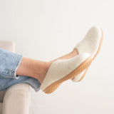 Snow White | Luxury Organic Merino Wool Slippers - Sumiye Co