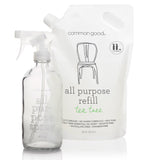 All Purpose Cleaner Refill Pouch and Glass Bottle Set