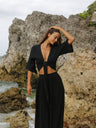 Bali Wrap Top - Black