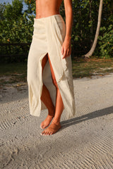 Bella Maxi Skirt - Natural