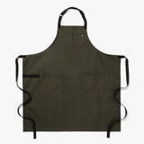 The Big Apron - Olive Green with Black Straps