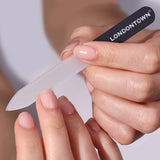 White Glass Nail File | Nail Care - Sumiye Co