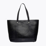 THE TOTE - BLACK CROC | Bolsas y bolsos para el almuerzo de diseño