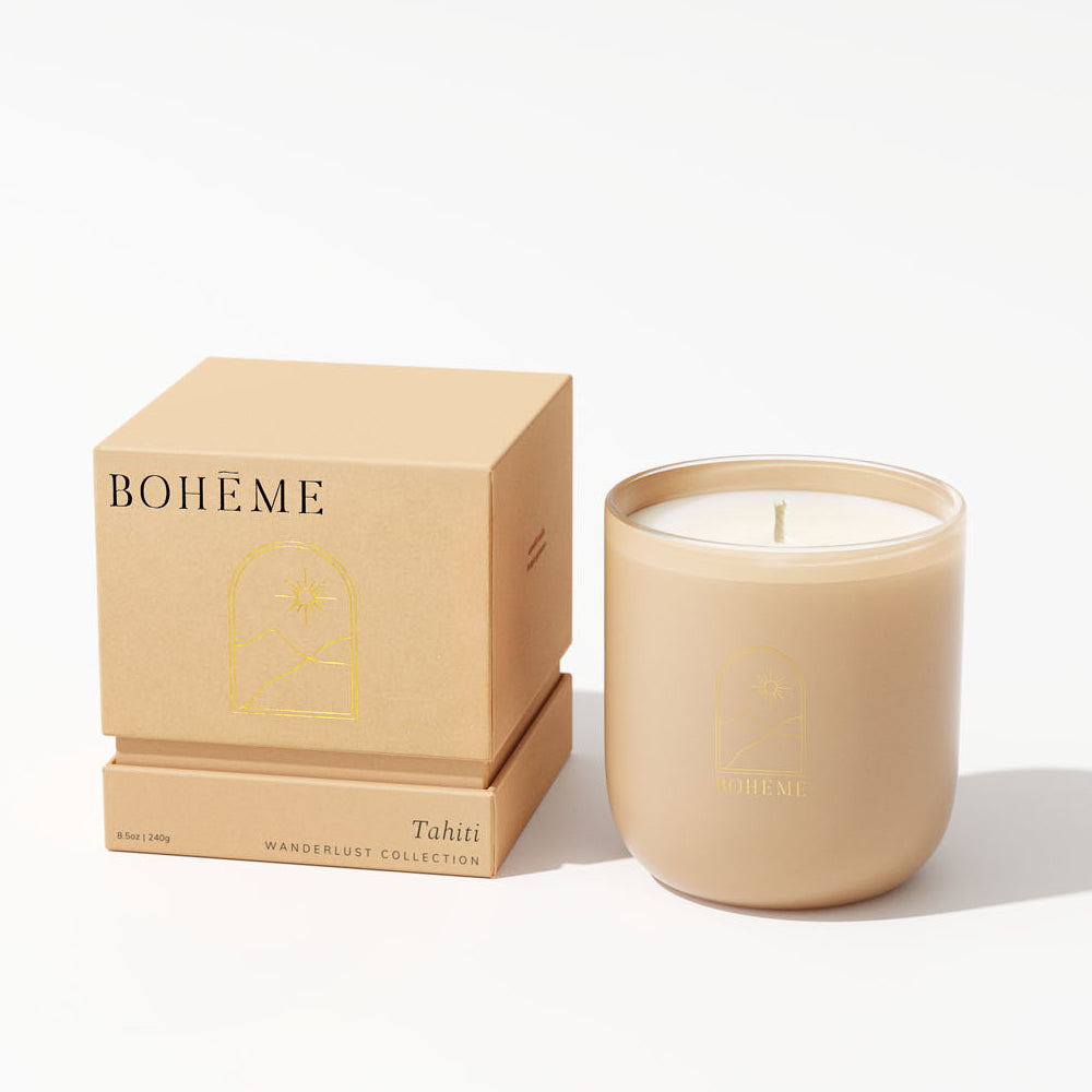 Tahiti Scented Candle by Boheme Fragrances - Sumiye Co