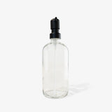 Soap Glass Bottle (16 oz) with Black Pump