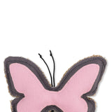 Sustainable Butterfly-Shaped Canvas & Jute Chew Toy for Dogs-3