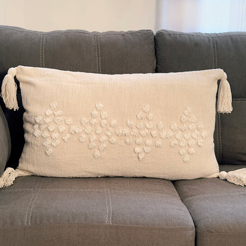 Bit of Meraki Viha Throw Pillow with Insert 16" x 26" - Sumiye Co