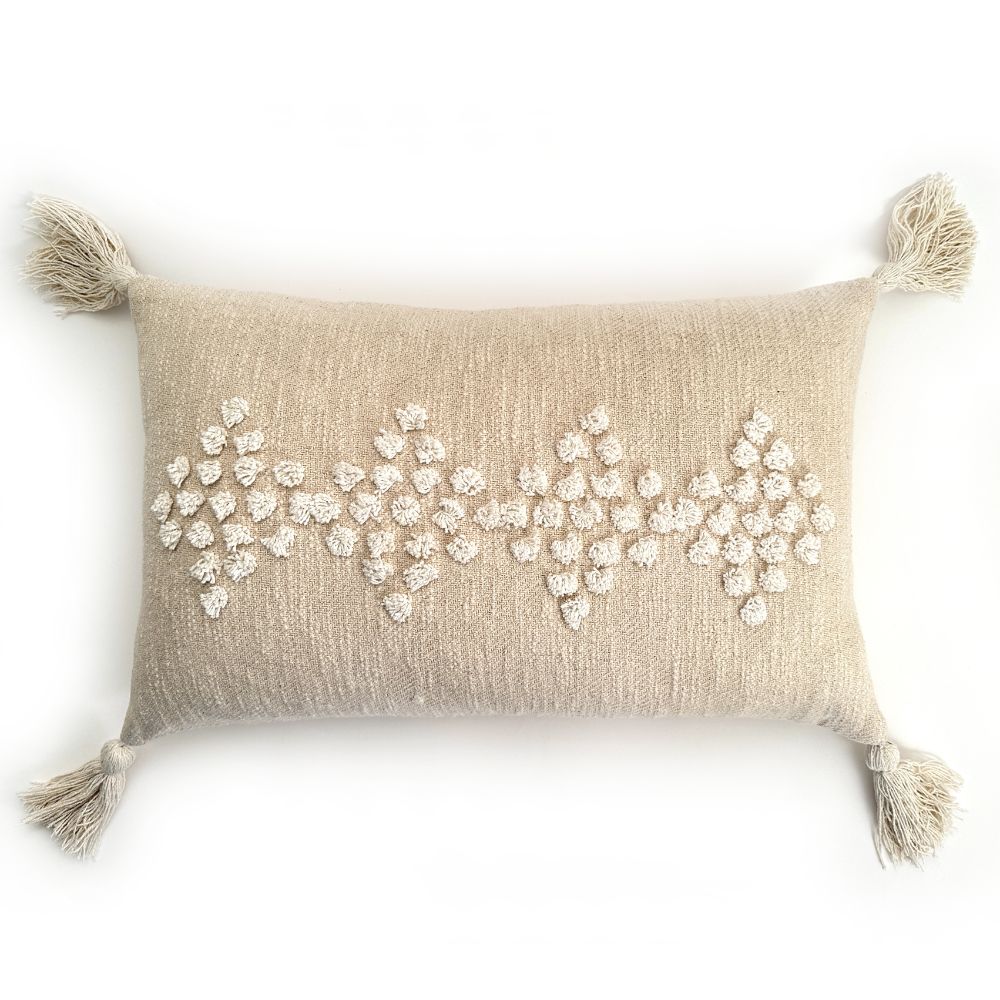 Bit of Meraki Viha Throw Pillow with Insert 16" x 26" - Sumiye Co