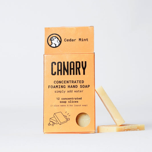 Cedar Mint Concentrated Hand Soap Refill Bar For Foaming Pumps by Canary