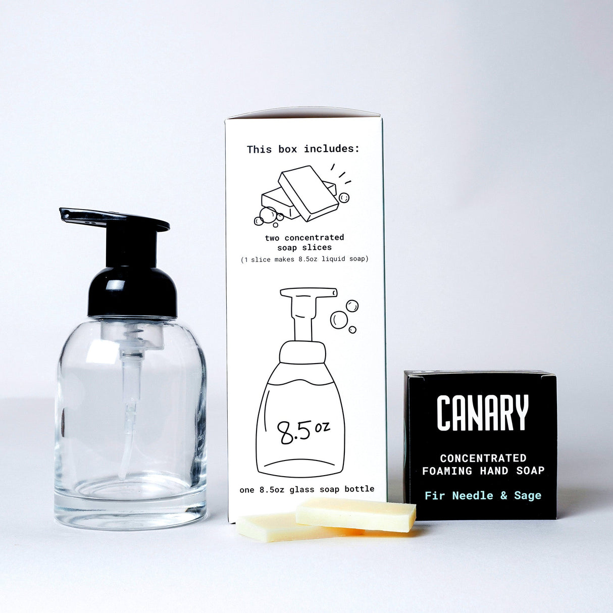 Hand Soap Starter Kit - Bottle & Soap - Sumiye Co