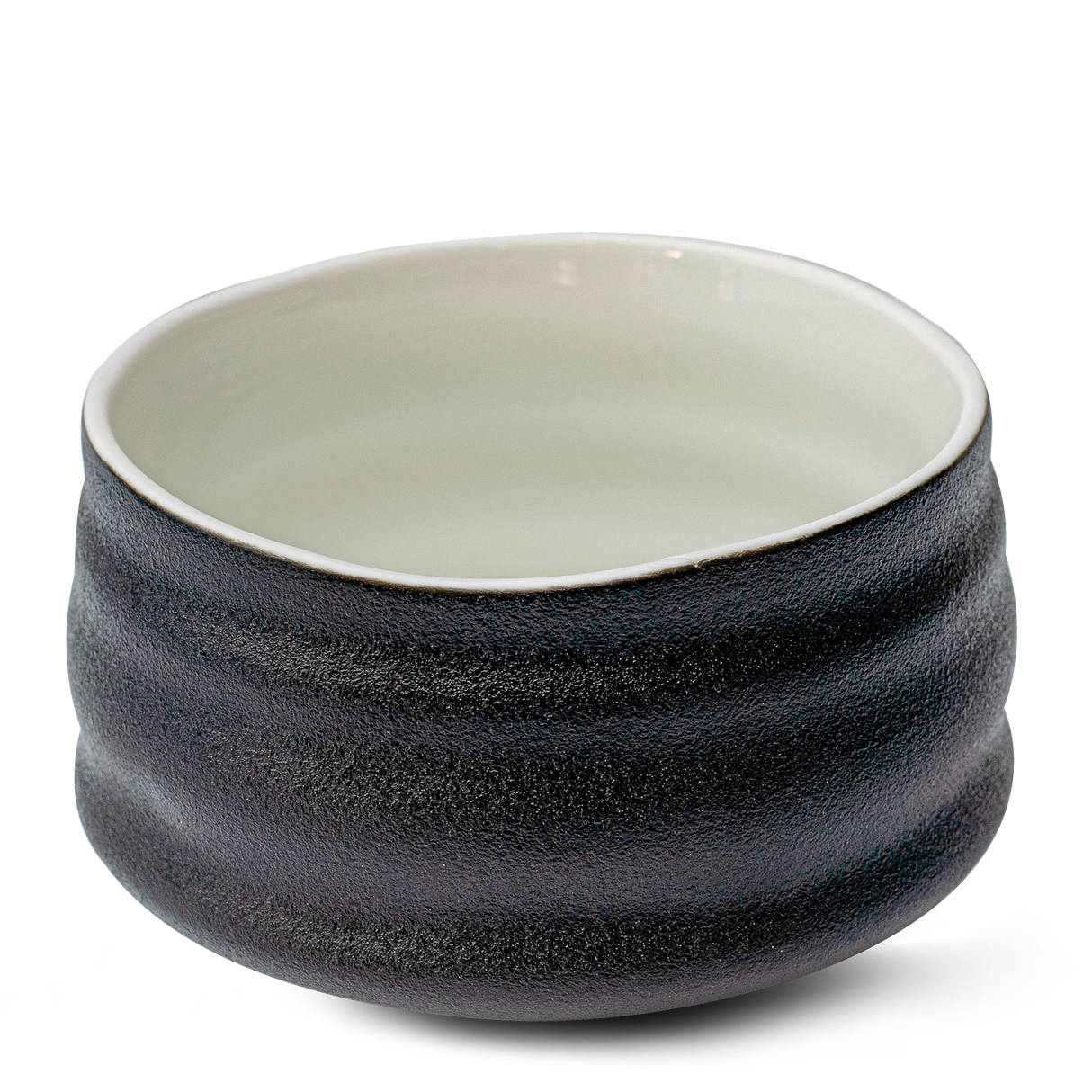 Black and White Matcha Bowl | Tea Ceremony - Sumiye Co