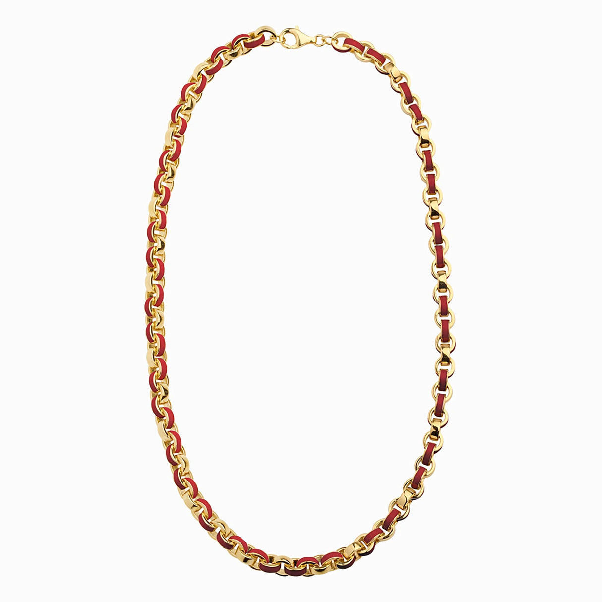 Chunky Colored Enamel Necklace - Sumiye Co