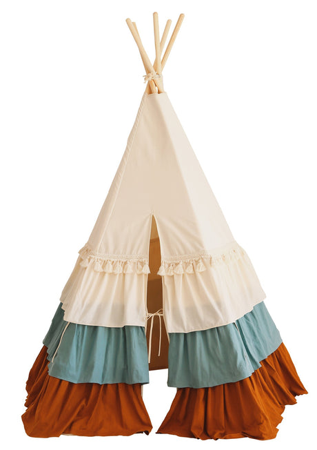 Teepee Tent “Circus” with Frills - Sumiye Co