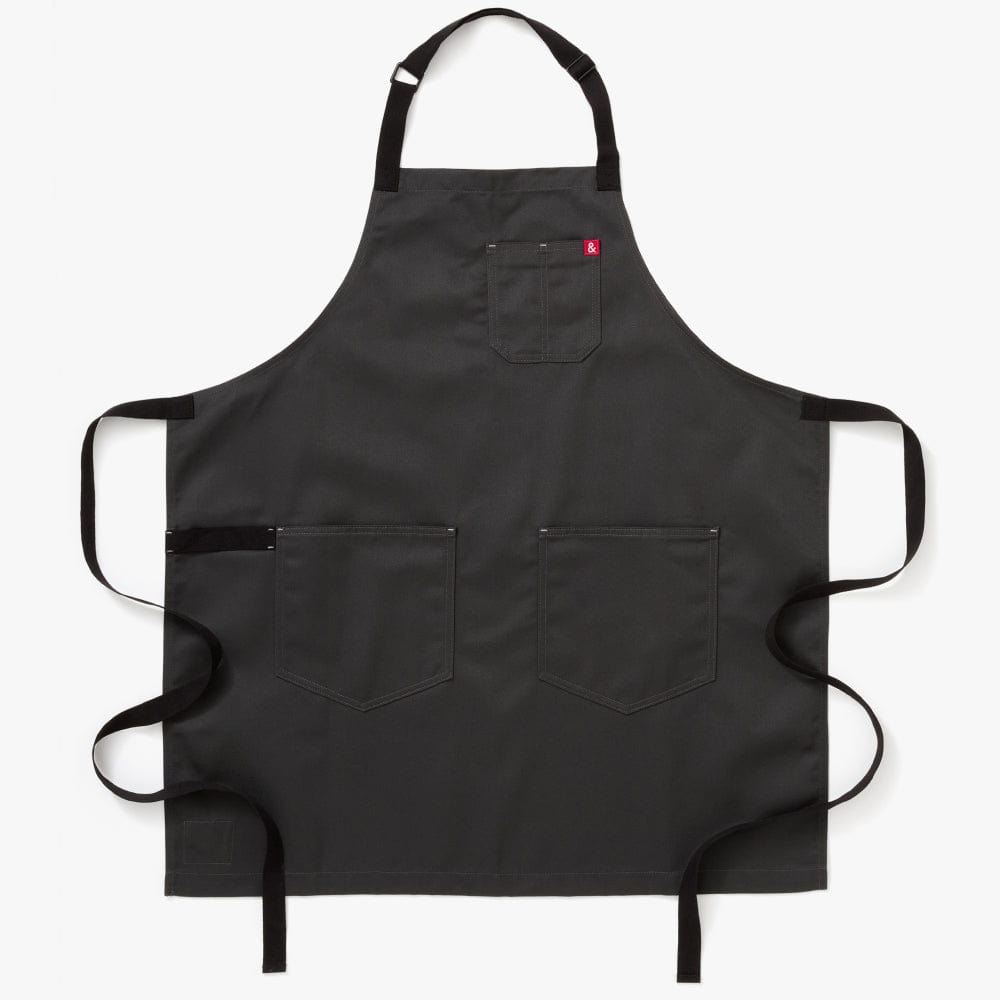 The Essential Apron - Char Grey Cotton Canvas - Sumiye Co