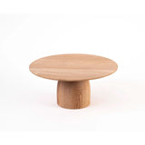 Chechen Wood Design Cake Stand - Rosa Morada Wood | Mexico - Sumiye Co