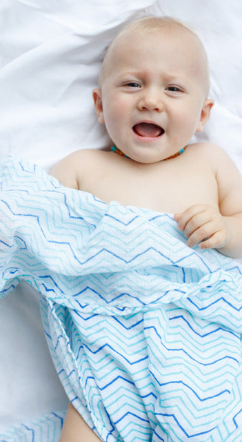 Organic Swaddle - Chevron-1