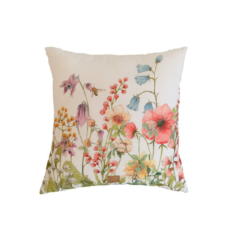 Throw Pillow “Wildflowers”  | Kids Room & Nursery Decor - Sumiye Co