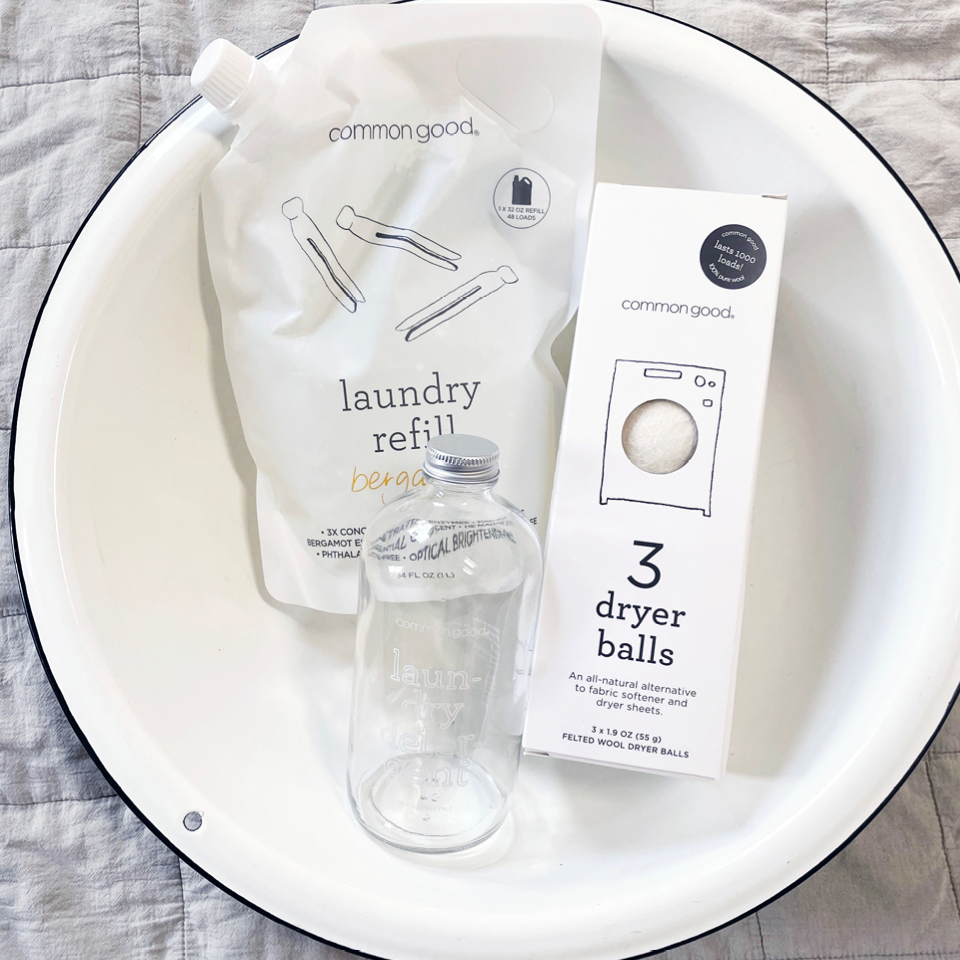 Laundry Glass Bottle Set