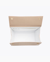 The Large Luncher - Cream Croc | Designer Lunch Bags & Totes